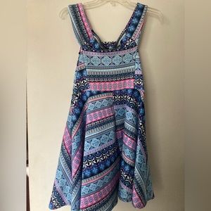 Super cute patterned A line dress